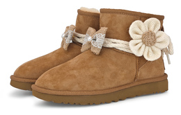 UGG: Жёлтые ботинки  Classic Mini