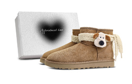 UGG: Коричневые ботинки  Classic Mini