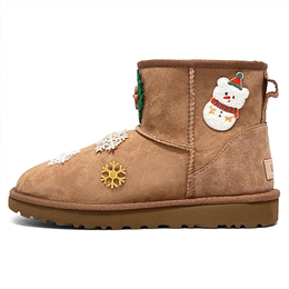 UGG: Коричневые ботинки  Classic Mini