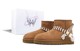 UGG: Ботинки  Classic Mini цвета хаки