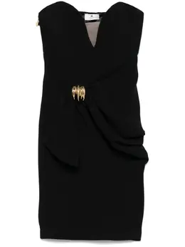 Elisabetta Franchi: Платье с бантом 