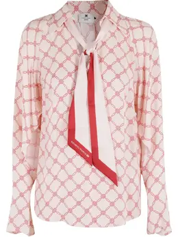 Elisabetta Franchi: Розовый шарф 