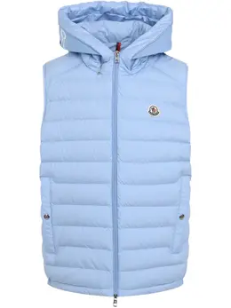 Moncler: Светлый жилет 