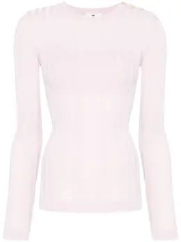 Elisabetta Franchi: Прозрачный свитер 