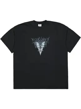 VETEMENTS: Чёрная футболка 
