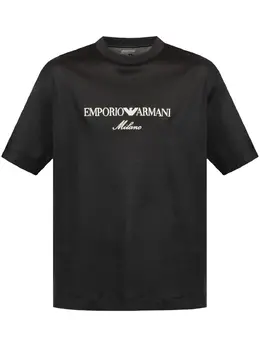 Emporio Armani: Чёрная футболка 