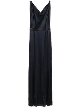 Alberta Ferretti: Атласное платье 