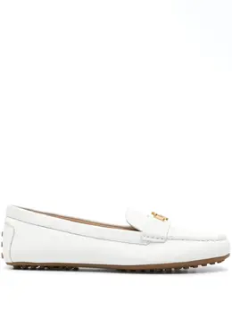 Lauren Ralph Lauren: Белые лоферы 