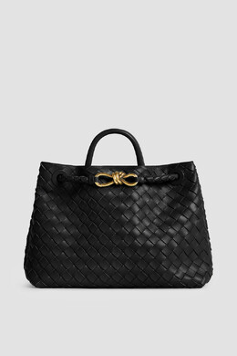 Bottega Veneta: Чёрная сумка 