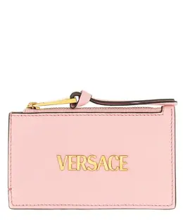 Versace: Розовый картхолдер 