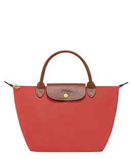 Longchamp: Красная сумка  Le Pliage