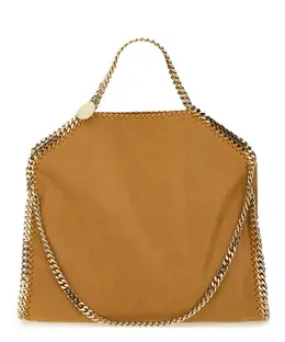 Stella McCartney: Бежевая сумка  Falabella