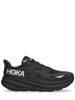 HOKA: Чёрные кроссовки 