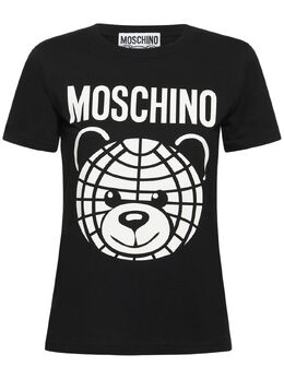 MOSCHINO: Футболка  Teddy с принтом