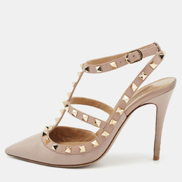 Valentino: Розовые туфли  Rockstud