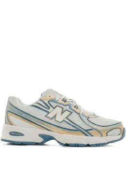 New Balance: Белые кроссовки 