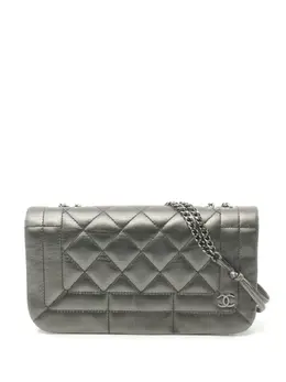 CHANEL Pre-Owned: Серебристая сумка 