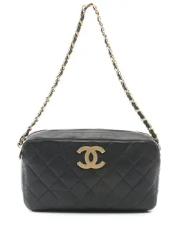 CHANEL Pre-Owned: Чёрная сумка 