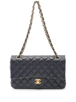 CHANEL Pre-Owned: Голубая сумка 