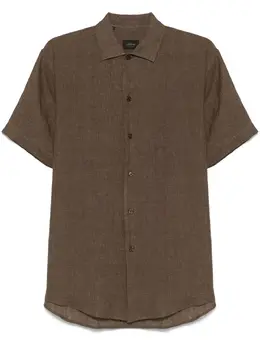 Brioni: Льняная рубашка 