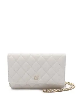 CHANEL Pre-Owned: Белый кошелёк 