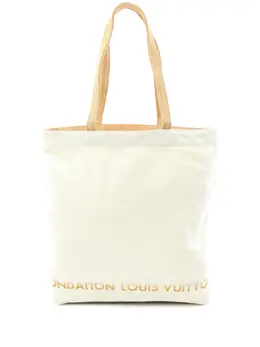 Louis Vuitton Pre-Owned: Белая сумка-шоппер 