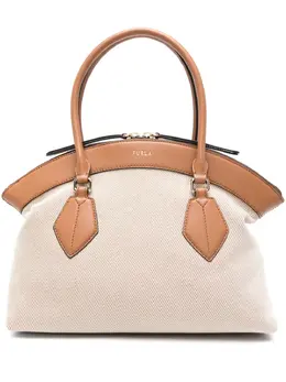 Furla: Светлая сумка-шоппер 