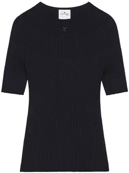Courrèges: Синий свитер 