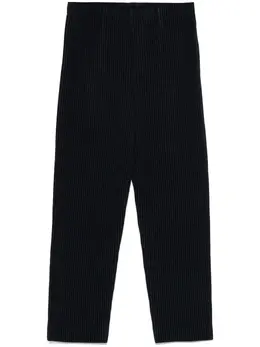 Homme Plissé Issey Miyake: Синие брюки 