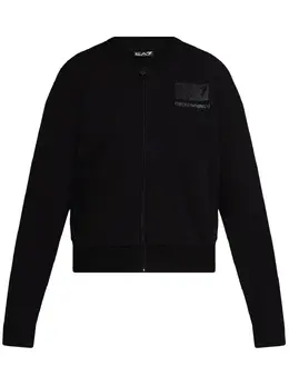 Ea7 Emporio Armani: Чёрное пальто 