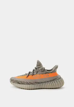 adidas YEEZY: Серые кроссовки 