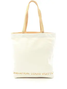 Louis Vuitton Pre-Owned: Белая сумка-шоппер 