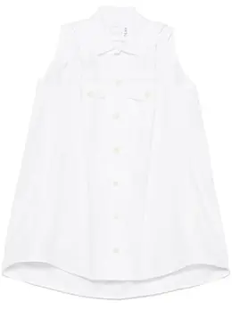 sacai: Рубашка без рукава 