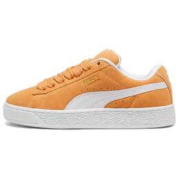 PUMA: Оранжевые кеды  Suede