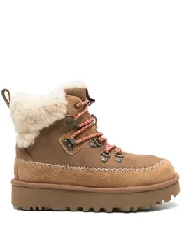UGG: Коричневые ботинки 