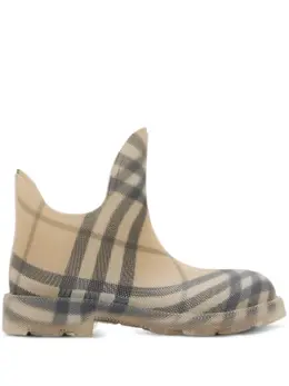 Burberry: Бежевые ботинки 