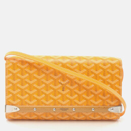 Goyard: Оранжевый клатч 