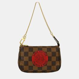 Louis Vuitton: Коричневая сумка  Pochette Accessoires