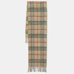 Burberry: Бежевый шарф  Vintage Check