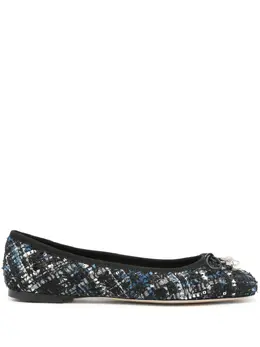 Jimmy Choo: Чёрные балетки 