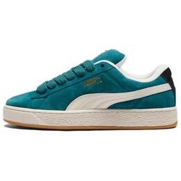 PUMA: Зелёные кроссовки  Suede