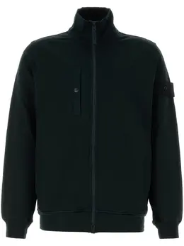 Stone Island: Чёрный кардиган  Compass