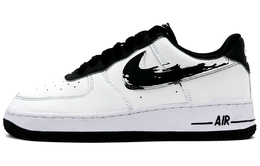 Nike: Чёрные кроссовки  Air Force 1