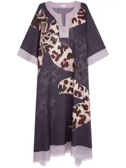 DRIES VAN NOTEN: Платье с принтом 