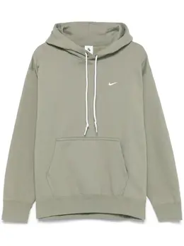 Nike: Зелёная толстовка  Solo Swoosh