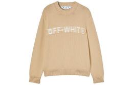 Off-White: Бежевый свитер 