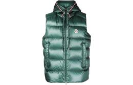 Moncler: Зелёный жилет 