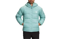 The North Face: Зелёный пуховик 