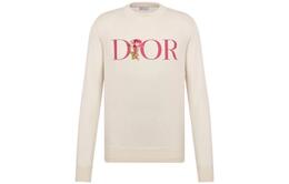 Dior: Белый свитер 