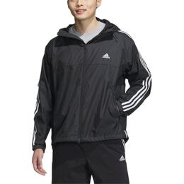 Adidas: Чёрная куртка  Essentials